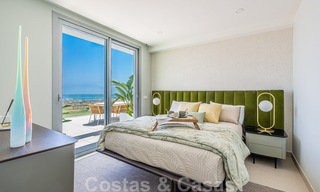 Nuevos y modernos apartamentos en primera línea de golf con vistas al mar en venta en un resort de lujo en La Cala, Mijas 39686 