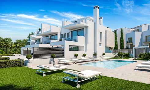 Atractivas casas de pueblo contemporáneas en un nuevo desarrollo tipo boutique a la venta, al lado de la playa Oeste - Estepona 7790