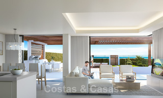 Nuevos apartamentos de lujo en primera línea de playa en venta en un exclusivo complejo, New Golden Mile, Marbella 40495 