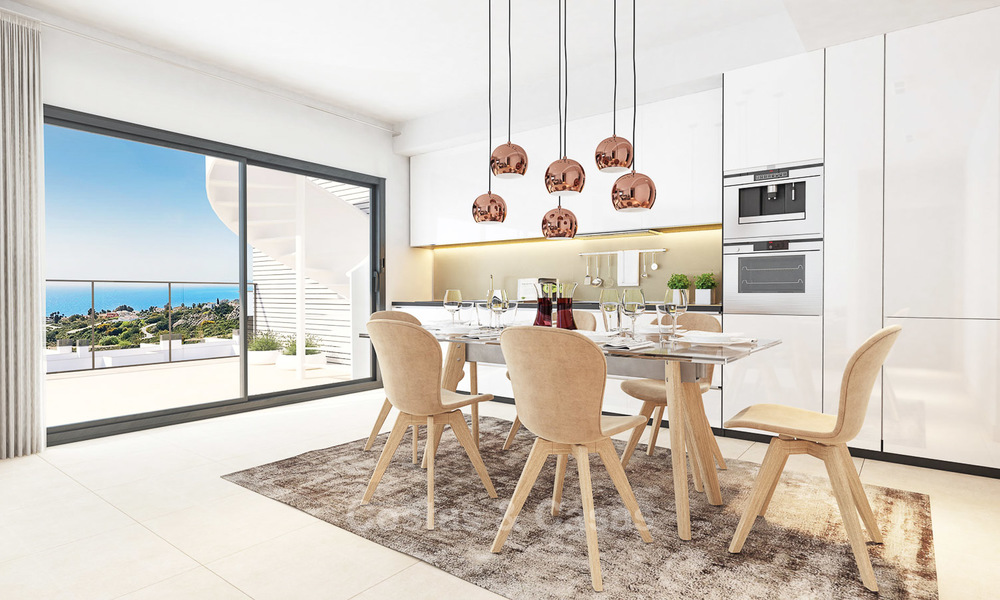 Elegantes apartamentos nuevos y modernos con vistas al mar en venta, Manilva, Costa del Sol 8135
