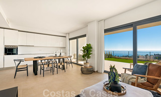 Elegantes apartamentos nuevos y modernos con vistas al mar en venta, Manilva, Costa del Sol 23753 