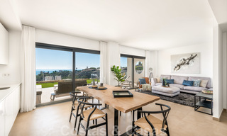 Elegantes apartamentos nuevos y modernos con vistas al mar en venta, Manilva, Costa del Sol 23765 