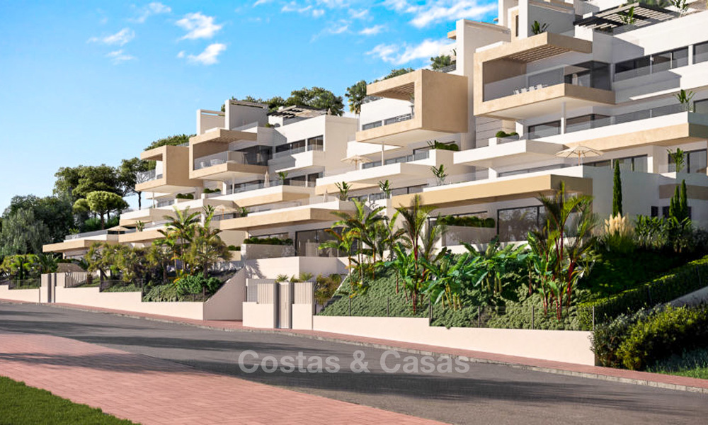 Elegantes y espaciosos apartamentos nuevos a la venta, a poca distancia de la playa y de todas las comodidades, Estepona 8067