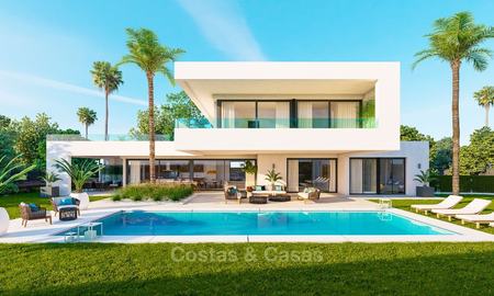 Impresionante villa de lujo contemporáneo en venta, con vistas al mar y al golf, Nueva Andalucia, Marbella 8203