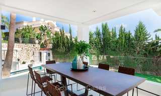 Lista para entrar a vivir! Villa de estilo andaluz completamente reformada en venta, Valle del Golf - Nueva Andalucía - Marbella 8381 