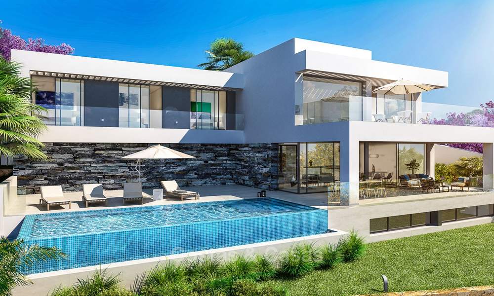 Impresionante villa de estilo contemporáneo con increíbles vistas al mar en venta, primera línea de golf, listo para entrar a vivir – Benahavis - Marbella 8472