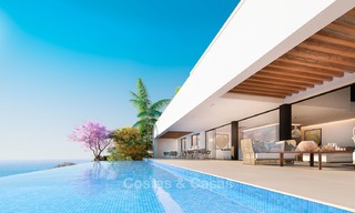 Impresionante villa de diseño moderno con increíbles vistas al mar en venta, primera línea de golf – Benahavis – Marbella 8483 