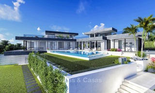 Majestuosa e innovadora villa de diseño con espectaculares vistas al mar en venta - Benahavis, Marbella 8502 