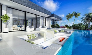 Majestuosa e innovadora villa de diseño con espectaculares vistas al mar en venta - Benahavis, Marbella 8505 