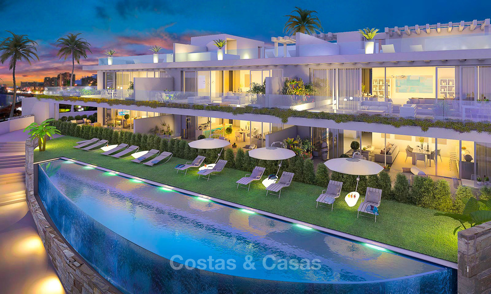 Hermosos apartamentos de lujo nuevos en venta con impresionantes vistas al mar, a poca distancia de la playa – Benalmádena – Costa del Sol 9204