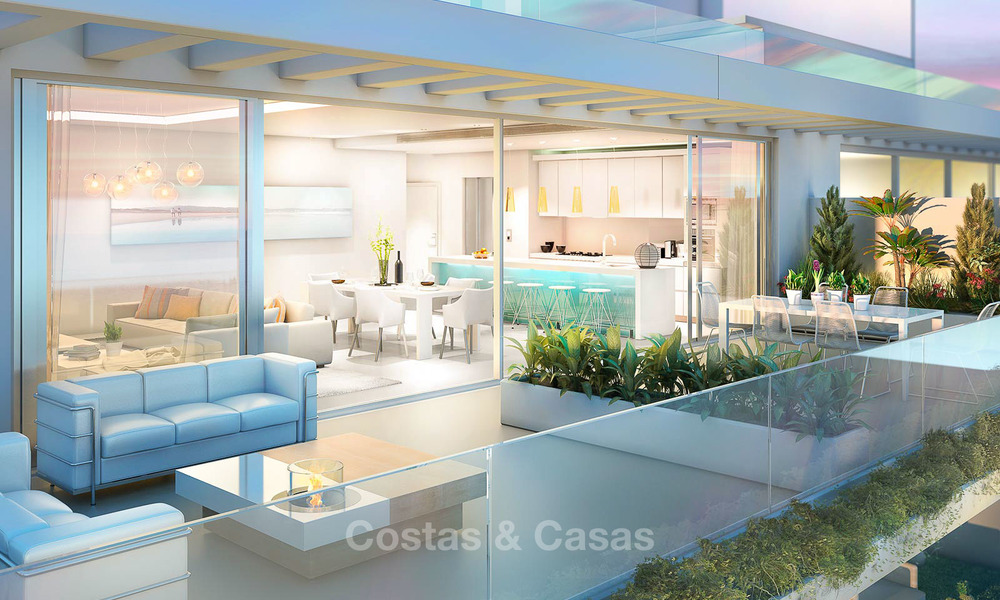 Hermosos apartamentos de lujo nuevos en venta con impresionantes vistas al mar, a poca distancia de la playa – Benalmádena – Costa del Sol 9208