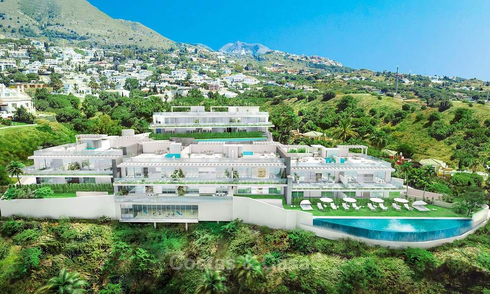 Hermosos apartamentos de lujo nuevos en venta con impresionantes vistas al mar, a poca distancia de la playa – Benalmádena – Costa del Sol 9215