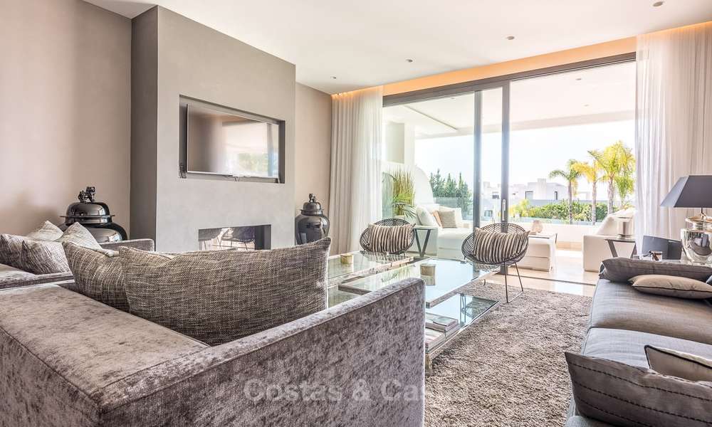Elegante y moderno apartamento dúplex de lujo en venta en un prestigioso complejo residencial en Sierra Blanca - Milla de Oro - Marbella. 8777