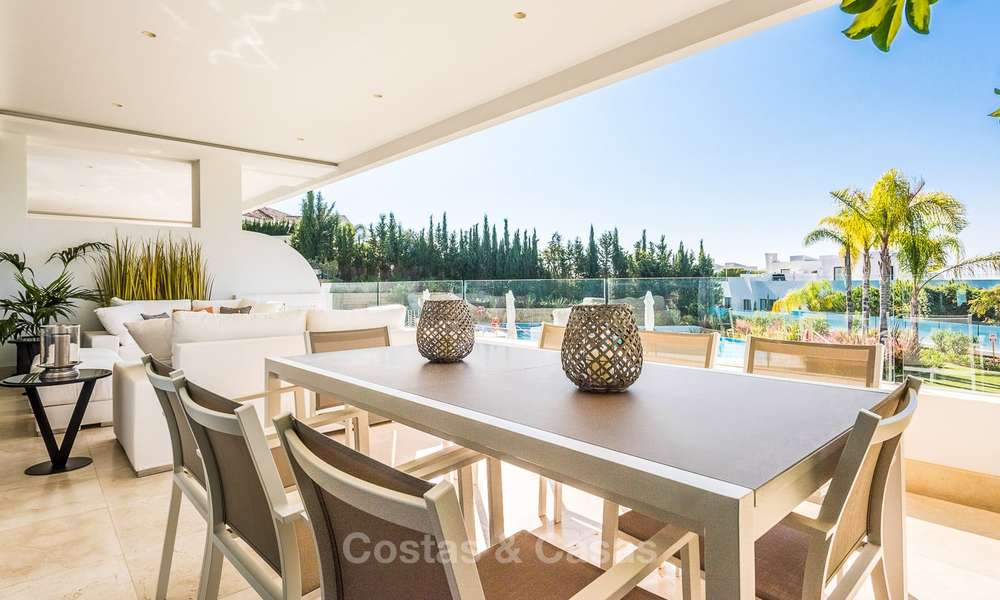 Elegante y moderno apartamento dúplex de lujo en venta en un prestigioso complejo residencial en Sierra Blanca - Milla de Oro - Marbella. 8782