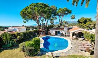 Acogedora villa de estilo tradicional con vistas al mar en venta, lista para ser habitada - Elviria, Este de Marbella 8864 