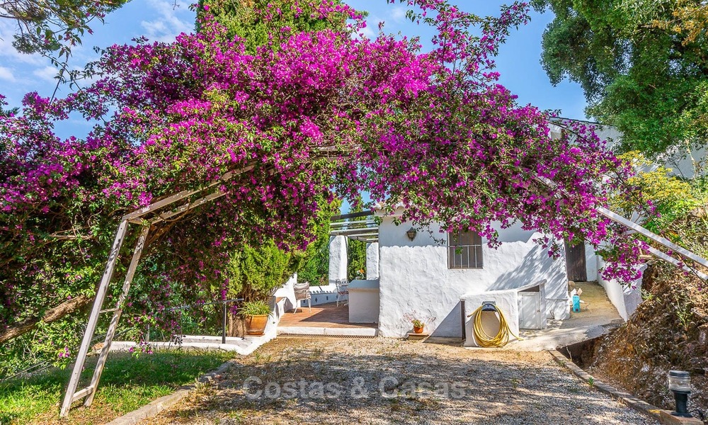 Oferta única! Hermosa finca de campo de 5 Villas en una parcela enorme en venta, con impresionantes vistas al mar - Mijas, Costa del Sol 9052
