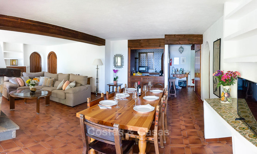 Oferta única! Hermosa finca de campo de 5 Villas en una parcela enorme en venta, con impresionantes vistas al mar - Mijas, Costa del Sol 9063