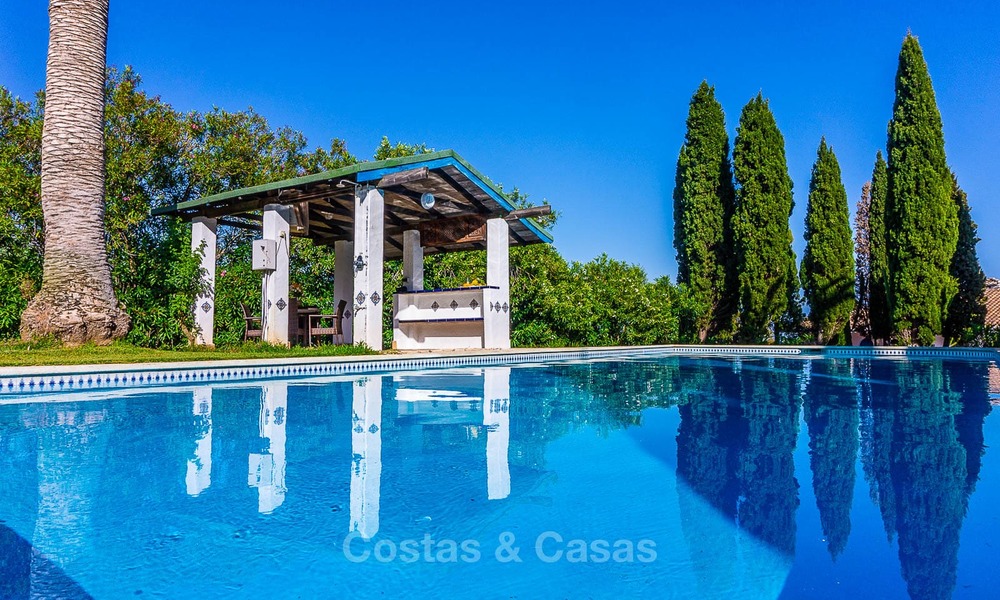 Oferta única! Hermosa finca de campo de 5 Villas en una parcela enorme en venta, con impresionantes vistas al mar - Mijas, Costa del Sol 9068