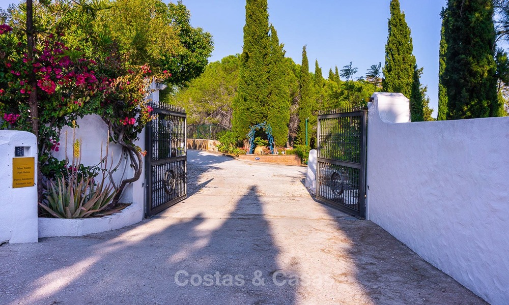 Oferta única! Hermosa finca de campo de 5 Villas en una parcela enorme en venta, con impresionantes vistas al mar - Mijas, Costa del Sol 9076
