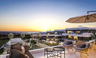 Apartamentos de lujo modernos y a estrenar con vistas al mar en venta en Estepona 9188 