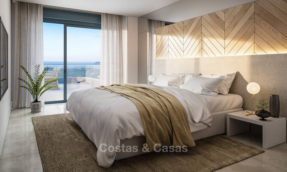 Apartamentos de lujo modernos y a estrenar con vistas al mar en venta en Estepona 9194