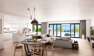 Apartamentos de lujo modernos y a estrenar con vistas al mar en venta en Estepona 9197 