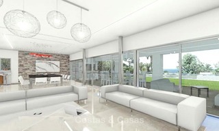 Lujosa villa vanguardista y eco-friendly con vistas al mar en venta - Benalmádena, Costa del Sol 9241 