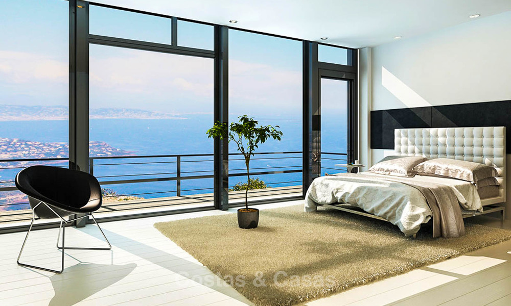 Maravillosa villa de lujo moderna con vistas al mar y a la montaña en venta - Benalmádena, Costa del Sol 9262