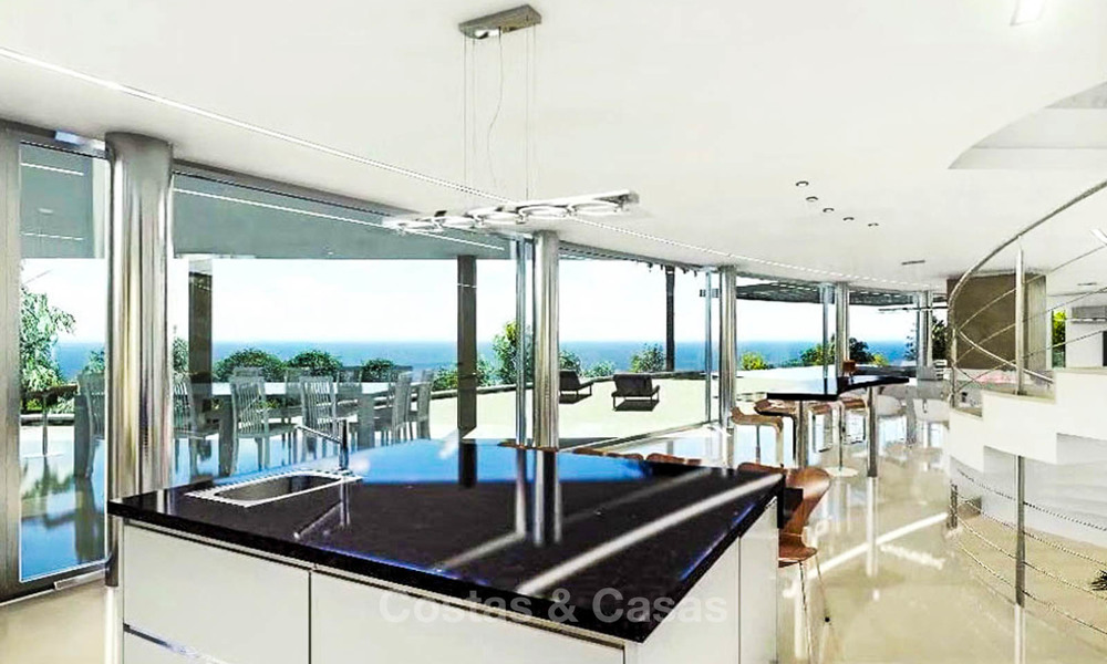 Impresionante villa de lujo de vanguardia con vistas al mar en venta – Benalmádena - Costa del Sol 9392
