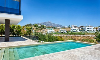 Villa de lujo contemporánea única y de gama alta en el Valle del Golf de Nueva Andalucía, Marbella. 9299 