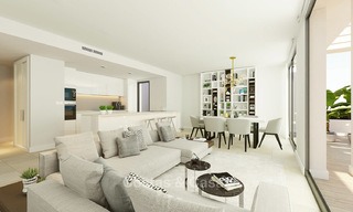 Impresionantes apartamentos nuevos contemporáneos con vistas al mar en venta, a poca distancia de la playa – Estepona Oeste 9455 