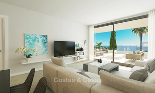Impresionantes apartamentos nuevos contemporáneos con vistas al mar en venta, a poca distancia de la playa – Estepona Oeste 9456 