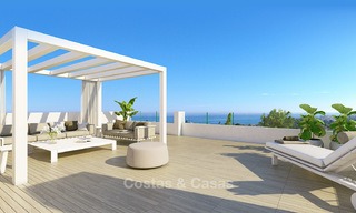Impresionantes apartamentos nuevos contemporáneos con vistas al mar en venta, a poca distancia de la playa – Estepona Oeste 9458 