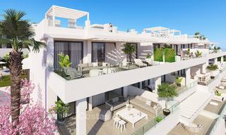 Impresionantes apartamentos nuevos contemporáneos con vistas al mar en venta, a poca distancia de la playa – Estepona Oeste 9460 