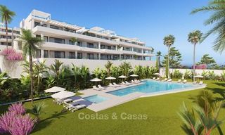 Impresionantes apartamentos nuevos contemporáneos con vistas al mar en venta, a poca distancia de la playa – Estepona Oeste 9461 