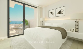 Impresionantes apartamentos nuevos contemporáneos con vistas al mar en venta, a poca distancia de la playa – Estepona Oeste 9464 
