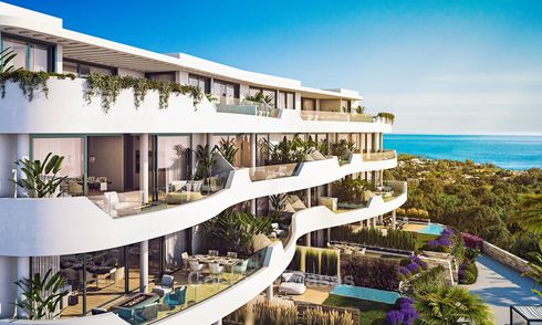Apartamentos contemporáneos con vistas al mar en venta, en un complejo con infraestructura de primer nivel – Fuengirola - Costa del Sol 9468