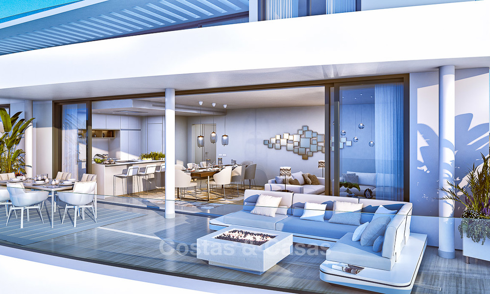 Apartamentos contemporáneos con vistas al mar en venta, en un complejo con infraestructura de primer nivel – Fuengirola - Costa del Sol 9470