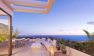 Preciosas casas adosadas nuevas y modernas en venta, a poca distancia de la playa y de los servicios en Fuengirola, Costa del Sol 9496 