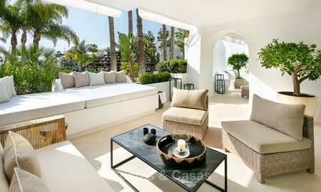 Magnífico apartamento de lujo en planta baja en venta, Marina Puente Romano - Milla de Oro - Marbella 9584