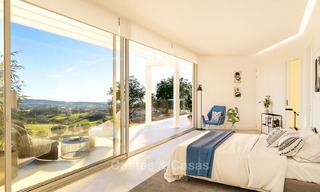Nuevas villas adosadas contemporáneas con impresionantes vistas al mar en venta, primera línea de golf – Sotogrande – Costa del Sol 9935 