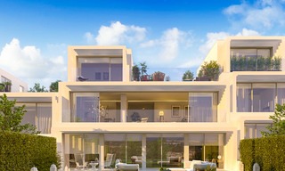Nuevas villas adosadas contemporáneas con impresionantes vistas al mar en venta, primera línea de golf – Sotogrande – Costa del Sol 9948 