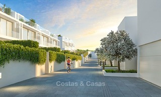 Nuevas villas adosadas contemporáneas con impresionantes vistas al mar en venta, primera línea de golf – Sotogrande – Costa del Sol 9951 