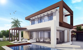 Hermosas villas de lujo contemporáneas de nueva construcción con vistas al mar en venta - Mijas, Costa del Sol 9958 