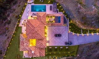 Magnífica villa totalmente reformada con magníficas vistas al mar en venta en El Madroñal - Benahavis - Marbella 10091 