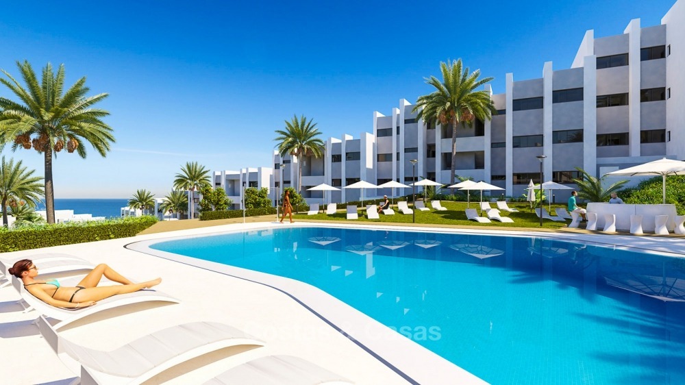 Fantásticos apartamentos de lujo contemporáneos con impresionantes vistas al mar en venta, a poca distancia de la playa en La Duquesa – Manilva - Costa del Sol 10822