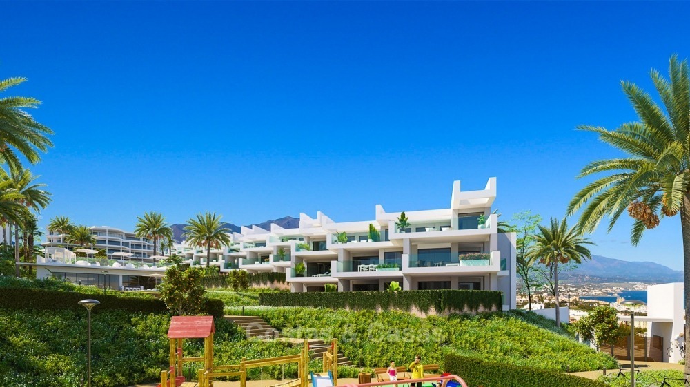 Fantásticos apartamentos de lujo contemporáneos con impresionantes vistas al mar en venta, a poca distancia de la playa en La Duquesa – Manilva - Costa del Sol 10823
