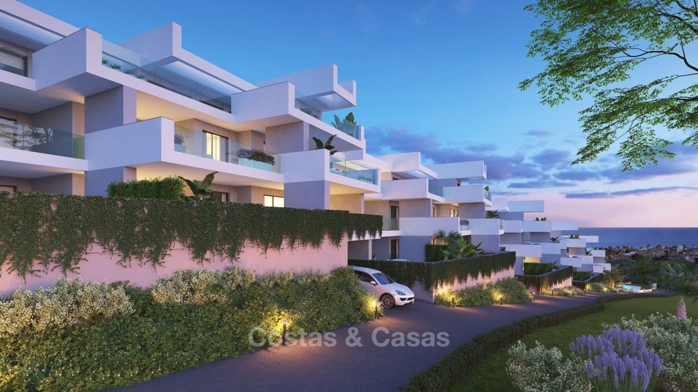 Fantásticos apartamentos de lujo contemporáneos con impresionantes vistas al mar en venta, a poca distancia de la playa en La Duquesa – Manilva - Costa del Sol 10828