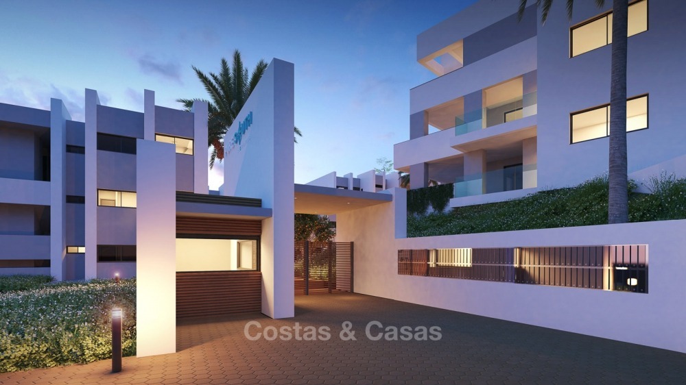 Fantásticos apartamentos de lujo contemporáneos con impresionantes vistas al mar en venta, a poca distancia de la playa en La Duquesa – Manilva - Costa del Sol 10830