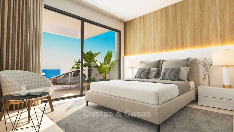 Fantásticos apartamentos de lujo contemporáneos con impresionantes vistas al mar en venta, a poca distancia de la playa en La Duquesa – Manilva - Costa del Sol 10832 